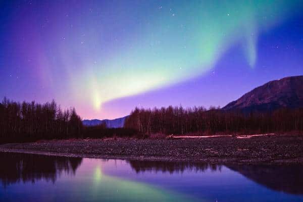 Northern lights in Alaska