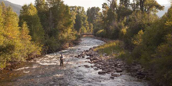 River near the Lodge at Blue Sky