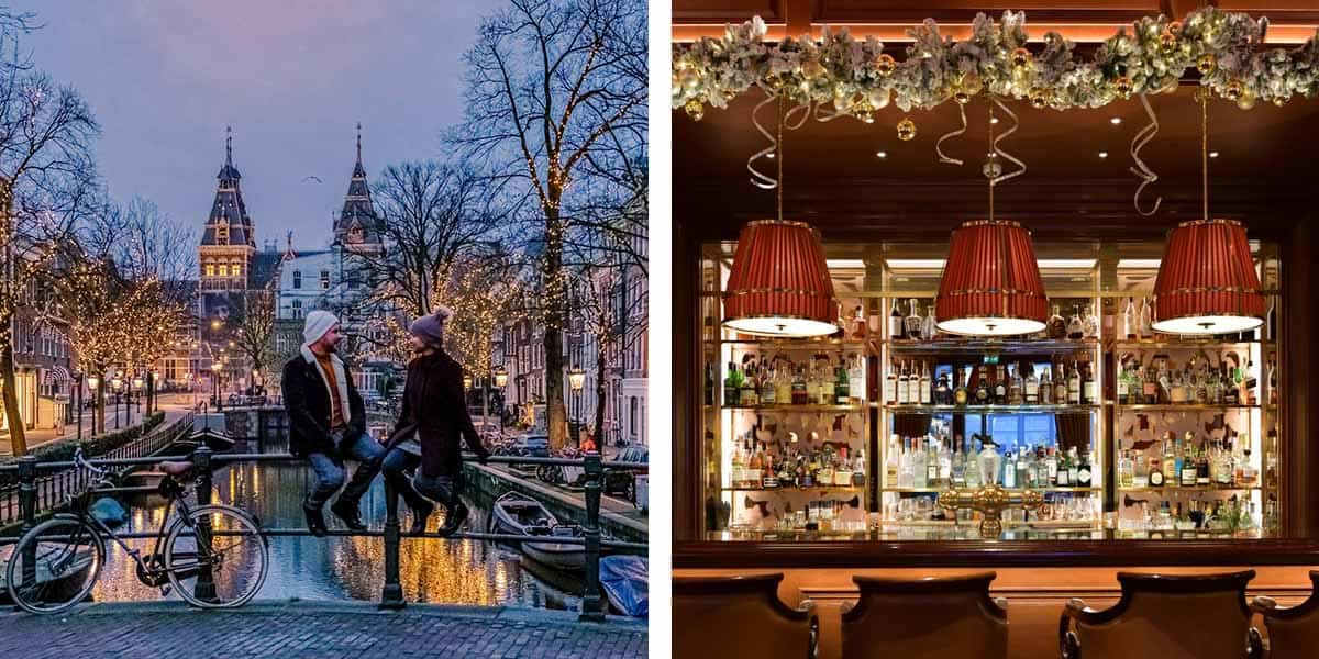 Left: Amsterdam | Right: Bar Vendôme, Ritz Paris