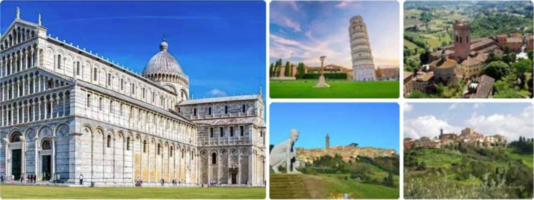 from versilia to the pisa countryside