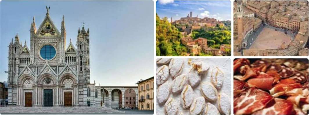 southern tuscany collage